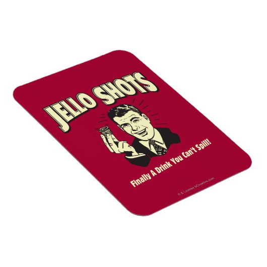 Jello Shots: Drink dat je niet kunt morsen Magneet (Rechterzijde)