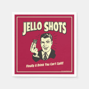 Jello Shots: Drink dat je niet kunt morsen Servet