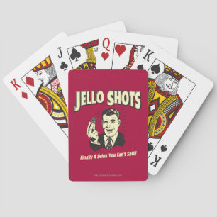 Jello Shots: Drink dat je niet kunt morsen Speelkaarten