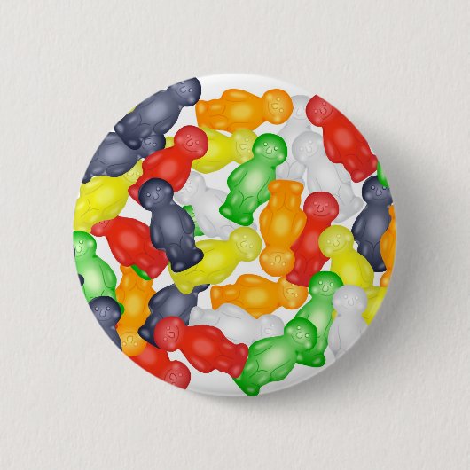 Jelly Babies Ronde Button 5,7 Cm (Voorkant)