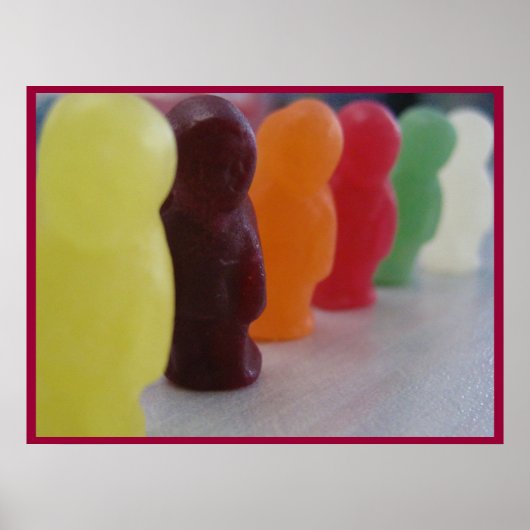 Jelly babies sur la parade - Poster (Devant)