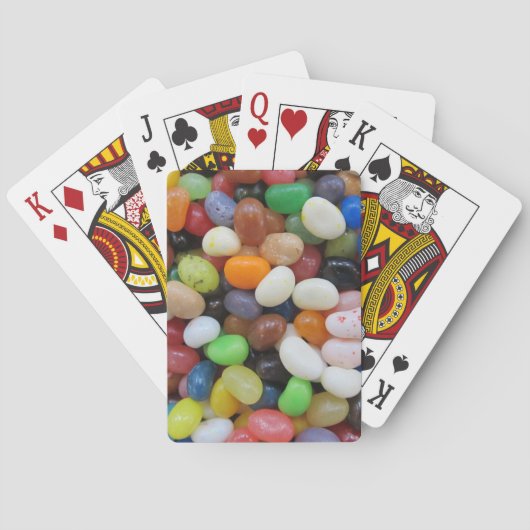 Jelly Bean Black blue green Snoep Texture Sjabloon Speelkaarten (Achterkant)