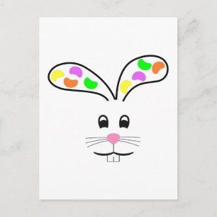 JELLY BEAN BUNNY BRIEFKAART