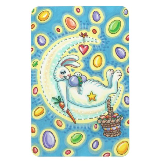 JELLY BEAN DREAMS EASTER BUNNY MAGNET Rectangle Lg Magneet (Verticaal)
