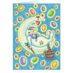 JELLY BEAN DREAMS EASTER BUNNY NOTE KAART Blank