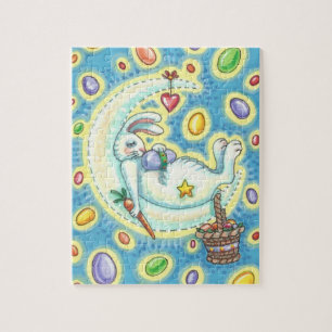 JELLY BEAN DREAMS EASTER BUNNY PUZZLE LEGPUZZEL