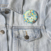 JELLY BEAN DREAMS EASTER BUNNY RABBIT BUTTON Round (In situ)