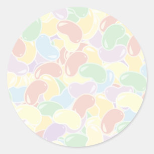 Jelly Bean Fade Ronde Sticker