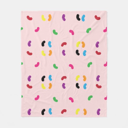 Jelly Bean Fleece Blanket Deken (Voorkant)