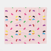 Jelly Bean Fleece Blanket Deken (Voorkant (Horizontaal))