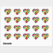 JELLY BEAN HART STICKERS (Vel)