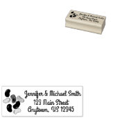 Jelly Bean Jellybean Easter Snoep Address Rubberstempel (Gestempeld)