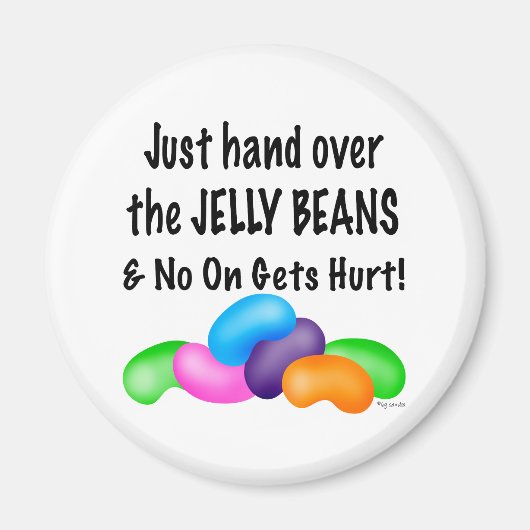 Jelly Bean Magneet (Voorkant)
