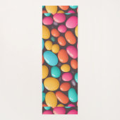 Jelly Bean Mozaïek Kleurrijk Gepersonaliseerd Patr Yogamat (Achterkant)