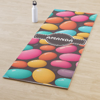 Jelly Bean Mozaïek Kleurrijk Gepersonaliseerd Patr Yogamat