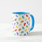 Jelly Bean Pattern Print Coffee Mok (Voorkant rechts)
