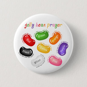 Jelly Bean Prayer Pin Ronde Button 5,7 Cm