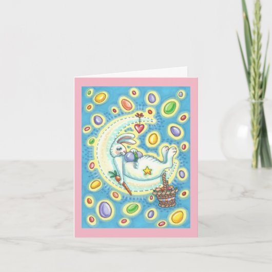 JELLY BEAN RÊVES EASTER BUNNY NOTE CARTE VERSE (Devant)