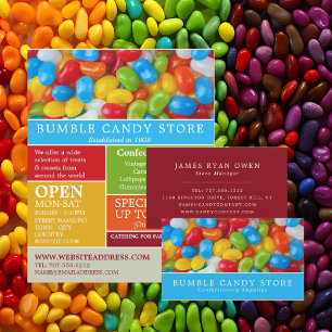 Jelly Bean Snoep, suikerwerk Visitekaartje