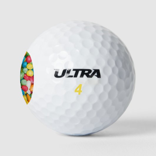 Jelly Bean Snoepjes Colorful Golfballen (Logo)