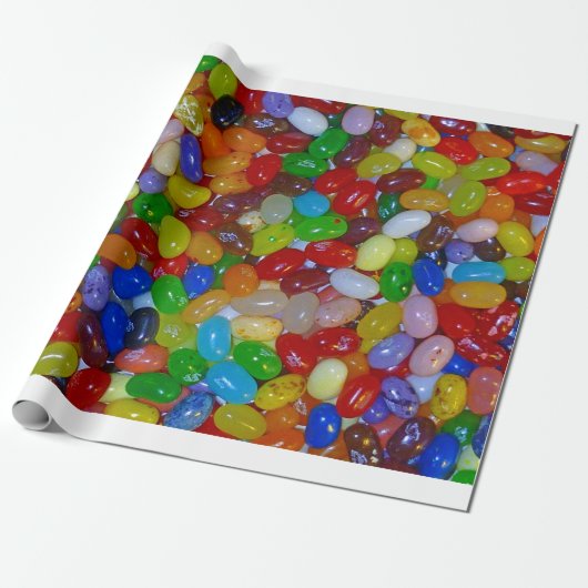 Jelly Beans Cadeaupapier (Uitgerold)