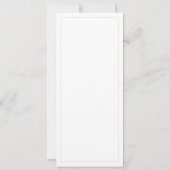 JELLY BEANS D'AUTOMNE 4x9.25 Carte Plate (Dos)