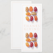 JELLY BEANS D'AUTOMNE Action de grâce 4x9.25 Carte (Devant / Derrière)