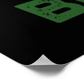 Jelly Beans Funny Jealous Snoep Pun Dark BG Poster (Hoek)