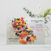 Jelly Beans Halloween Faire-part de grossesse (Debout devant)