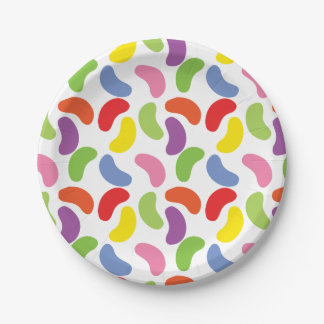 Jelly Beans Pattern Colorful Cute Papieren Bordje