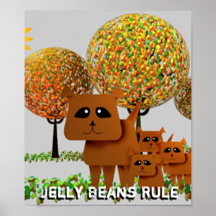 Jelly Beans Regel Poster