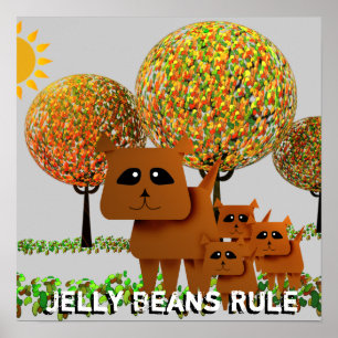 Jelly Beans Regel Poster