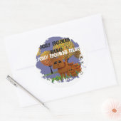 Jelly Beans Regel Ronde Sticker (Envelop)