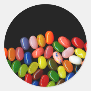Jelly Beans Ronde Sticker