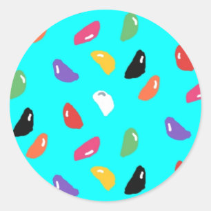 Jelly Beans Ronde Stickers