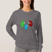 Jelly Beans Tshirt à manches longues pour femmes (Devant)