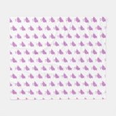 Jelly Birds Fleece Blanket (Voorkant (Horizontaal))