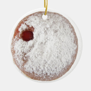 Jelly Donut Keramisch Ornament