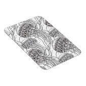 Jelly Fish Doodle Magneet (Rechterzijde)