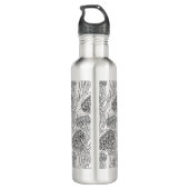 Jelly Fish Doodle Waterfles (Achterkant)