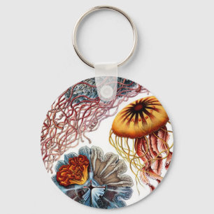 Jelly Fish door Ernst Haeckel Sleutelhanger