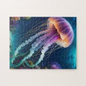 Jelly fish puzzel legpuzzel (Horizontaal)