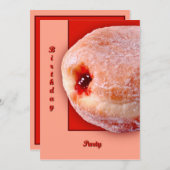 Jelly Fled Donut Kaart (Voorkant / Achterkant)