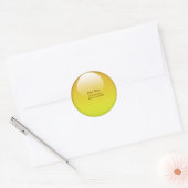 Jelly gold button envelope sealers ronde sticker (Envelop)