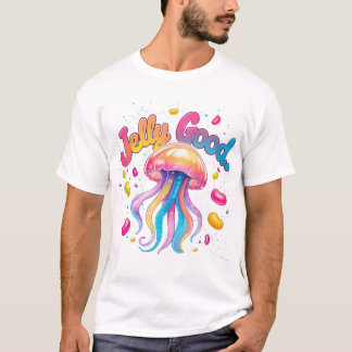 Jelly Good Vibes beroemd gemaakt door Jelly Good V T-shirt