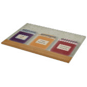 Jelly Jars Glass Cutting Board Snijplank (Hoek)