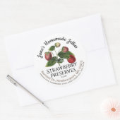 Jelly Label  Homemade aardbei reservaten (Envelop)