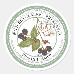 Jelly Label met  BLACKBERRY-illustratie