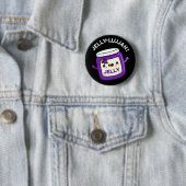 Jelly-llujah Funny Jelly Pun Dark BG Ronde Button 5,7 Cm (In situ)