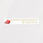 Jelly mince de grenade maison Étiquette (Design 1)
